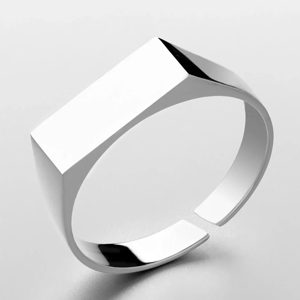 UNISIZE WAVE RING IN SILVER