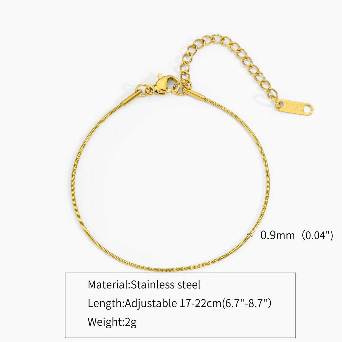 ULTRA FINE CHAIN BRACELET